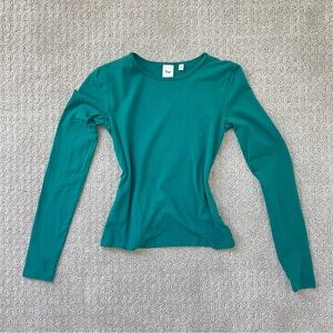 TNA Teal Long Sleeve Tee